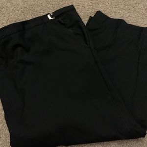 Wide Leg Black Dress Pants